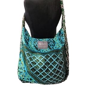 Noonday Collection Turquoise Paisley Tote